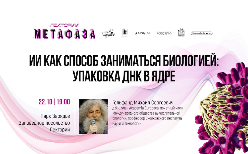 Лекция «ИИ как способ заниматься биологией: упаковка ДНК в ядре»